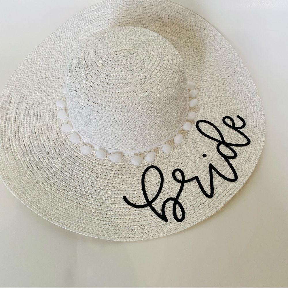 Bride sun hat